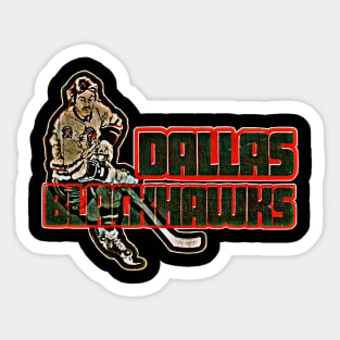 Dallas Blackhawks Hockey Sticker